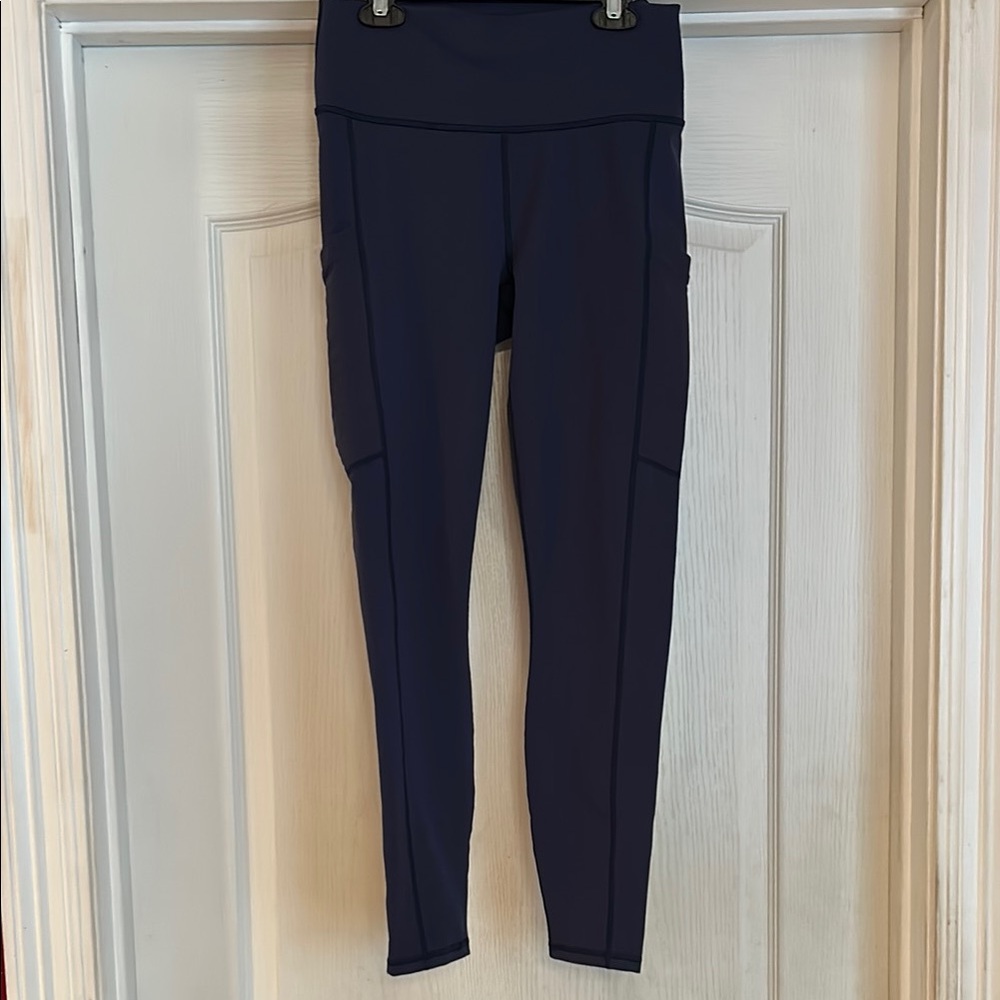 Fabletics Dark Blue High-Waisted Leggings